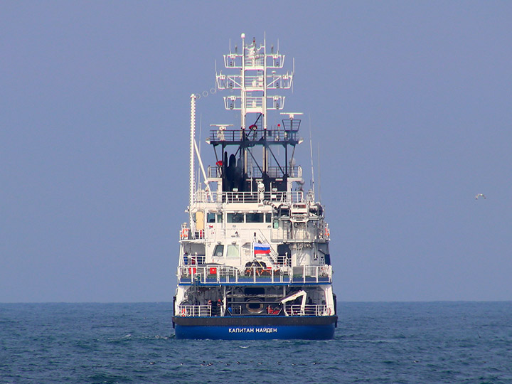 Seagoing Tug Kapitan Nayden on sea trials near Sevastopol, Crimea