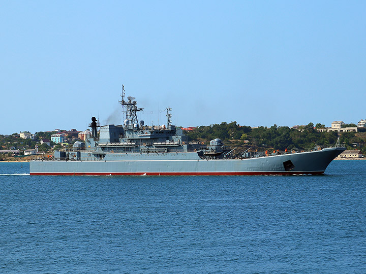 Large Landing Ship Caesar Kunikov of the Black Sea Fleet without hull number