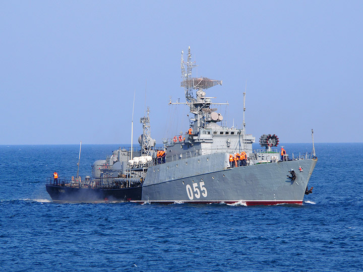 RFS 055 Kasimov, a anti-submarine corvette of the Russian Black Sea Fleet