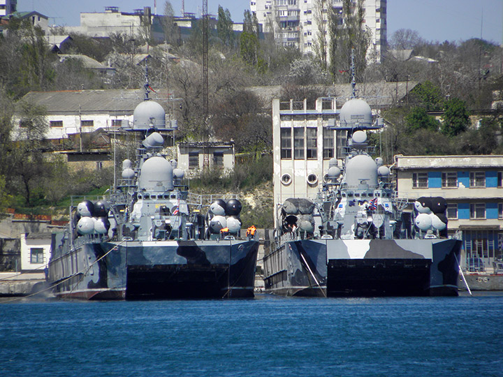 Missile Corvette "Bora" (left) and "Samum" (right), Black Sea Fleet 