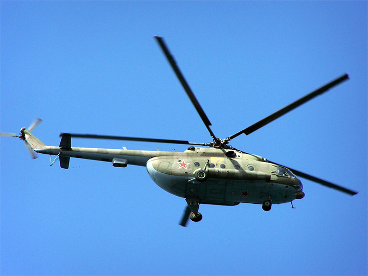 Вертолет Ми-8 Черноморского флота России