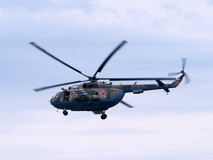 Вертолет Ми-8МТ Морской авиации Черноморского флота "58 желтый", рег. RF-19064