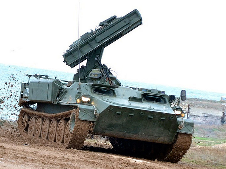 Самоходный зенитно-ракетный комплекс 9К35М3 "Стрела-10М3" ЧФ РФ