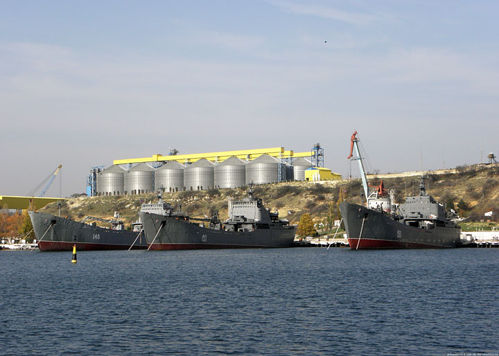 Большие десантные корабли Черноморского флота проекта 1171