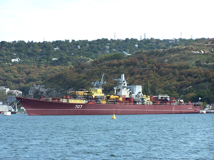 БПК "Очаков" Черноморского флота после вывода из ремонта