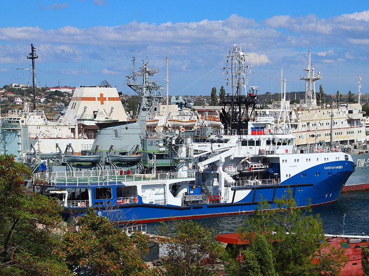 Seagoing Tug Kapitan Nayden of the Black Sea Fleet of the Russian Navy