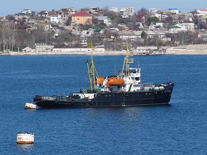 Морской буксир "МБ-173" в бухте Севастополя