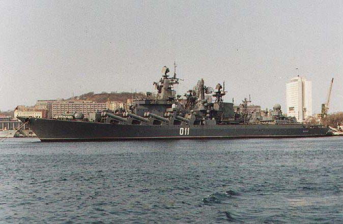 Ракетный крейсер "Слава" Черноморского Флота