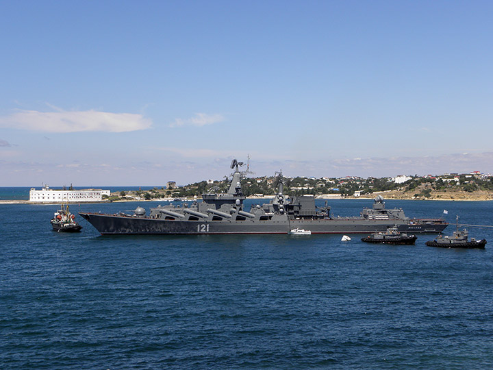 Guided Missile Cruiser Moskva, Black Sea Fleet