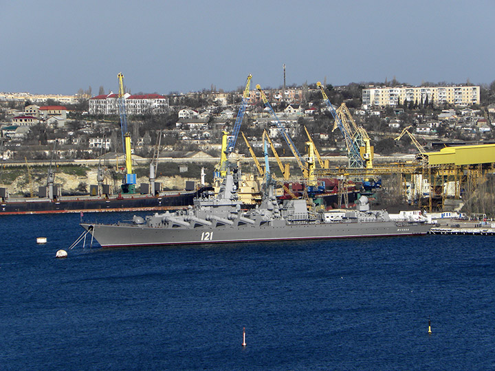 Guided Missile Cruiser Moskva, Black Sea Fleet