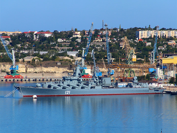 Guided Missile Cruiser Moskva, Black Sea Fleet