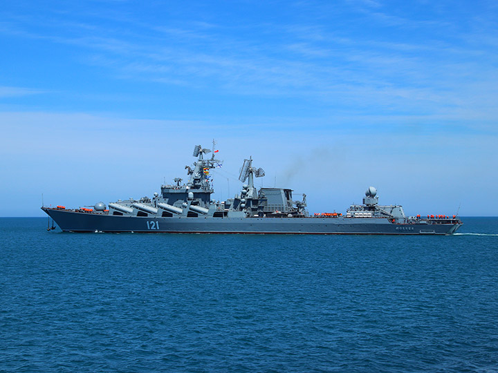 Guided Missile Cruiser Moskva, Black Sea Fleet