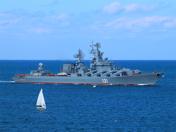 Guided Missile Cruiser Moskva, Black Sea Fleet