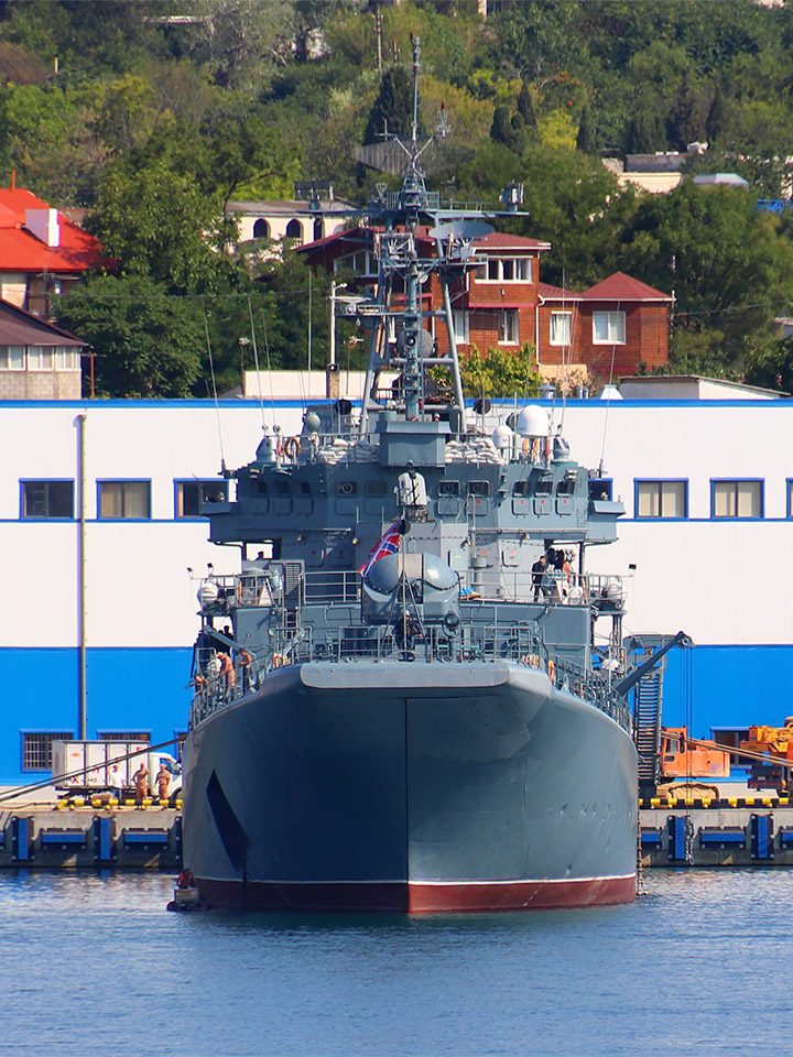 Большой десантный корабль "Новочеркасск" - носовой ракурс
