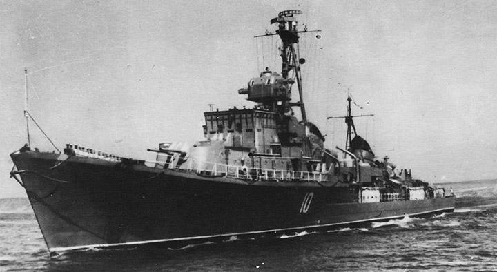 Эскадренный миноносец "Буйный" Черноморского Флота