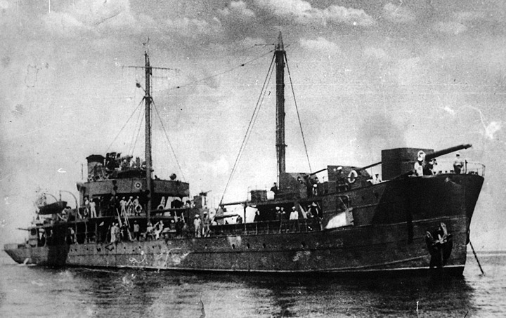 Канонерская лодка "Красная Абхазия" Черноморского Флота