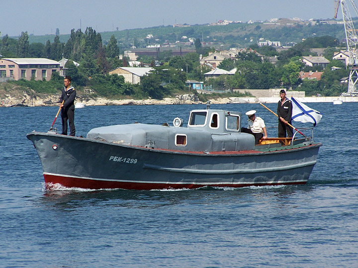 Рейдовый барказ "РБК-1299" Черноморского Флота
