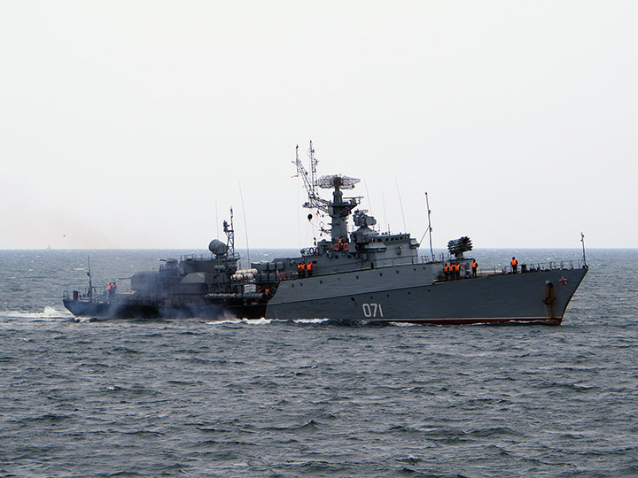 ASW Corvette Suzdalets at the roadstead of Sevastopol Harbor