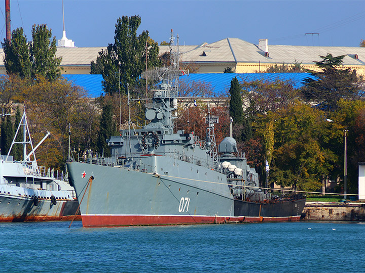 Corvette Suzdalets in Sevastopol, Crimea