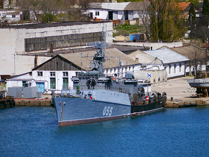 МПК "Касимов" на ремонте в Севастополе - демонтированы торпедные аппараты