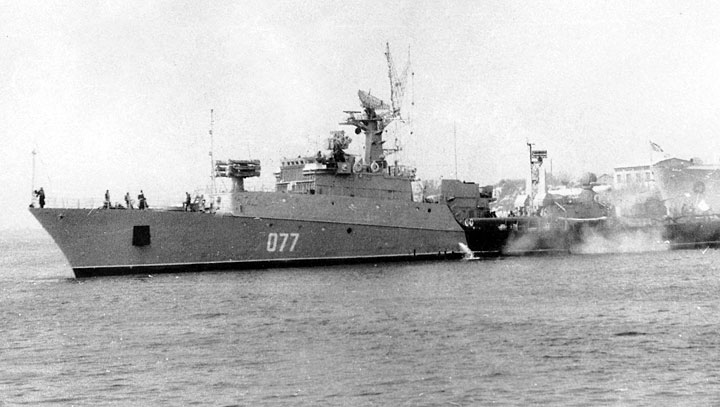 Малый противолодочный корабль "МПК-5" Черноморского Флота 