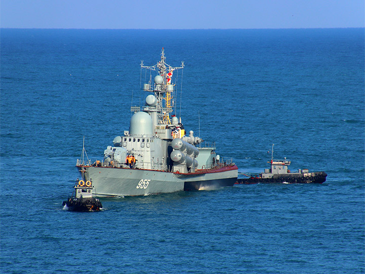 Missile Corvette R-60 and Russian NAVY tugboats