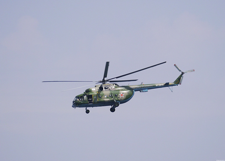 Вертолет Ми-8МТ Морской авиации ЧФ