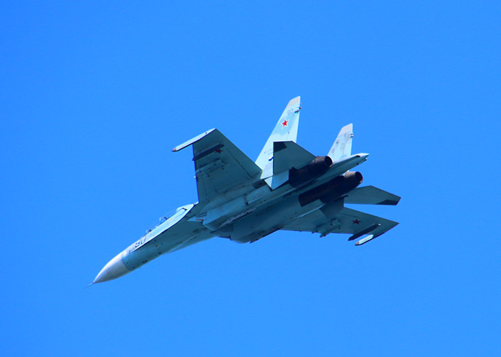 Истребитель Су-27 ВКС России
