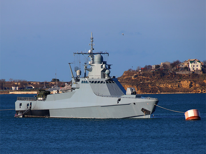 Patrol ship Sergey Kotov of the Black Sea Fleet of the Russian Federation in Sevastopol