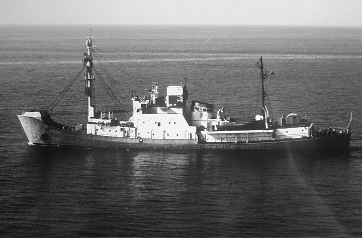 Малый разведывательный корабль "Вертикал" Черноморского флота