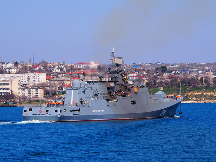 Frigate "Admiral Grigorovich", Sevastopol Bay, Crimea