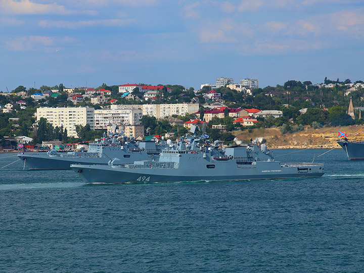 RFS 494 Admiral Grigorovich in Sevastopol Harbor