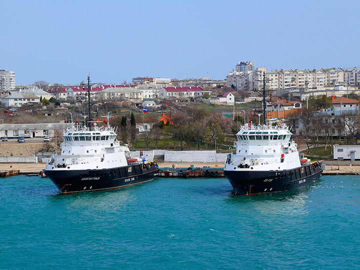 Rescue Tugs Kapitan Gutyev and SB-739, Black Sea Fleet