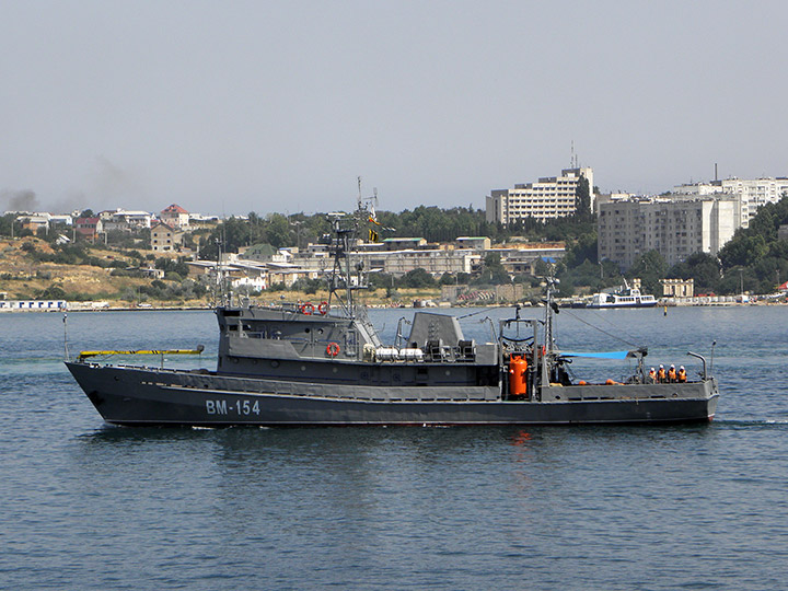 Водолазное морское судно "ВМ-154" с новой ГАС