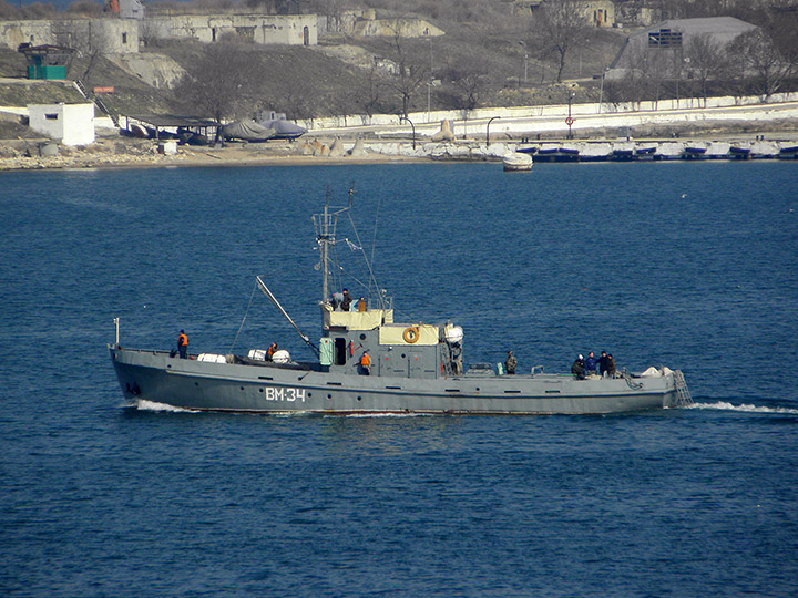 Водолазное морское судно "ВМ-34" ЧФ РФ