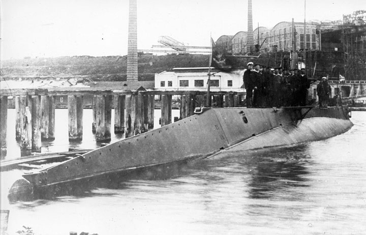 Подводная лодка "Им. тов. Троцкого" (экс-"АГ-23"), 22 сентября 1920 г.