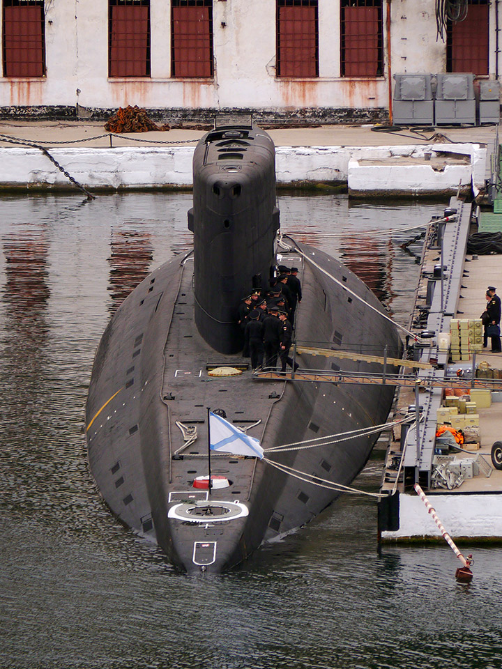 Подводная лодка "Новороссийск" - кормовой ракурс