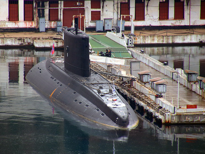 Submarine Kolpino in Sevastopol