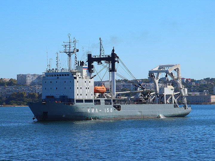 Килектор КИЛ-158 Черноморского флота на ходу
