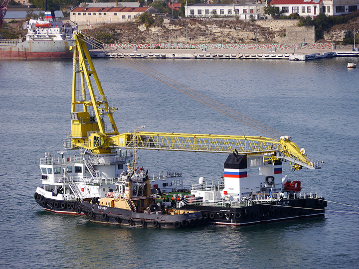 Self-Propelled Floating Crane SPK-46150, Black Sea Fleet