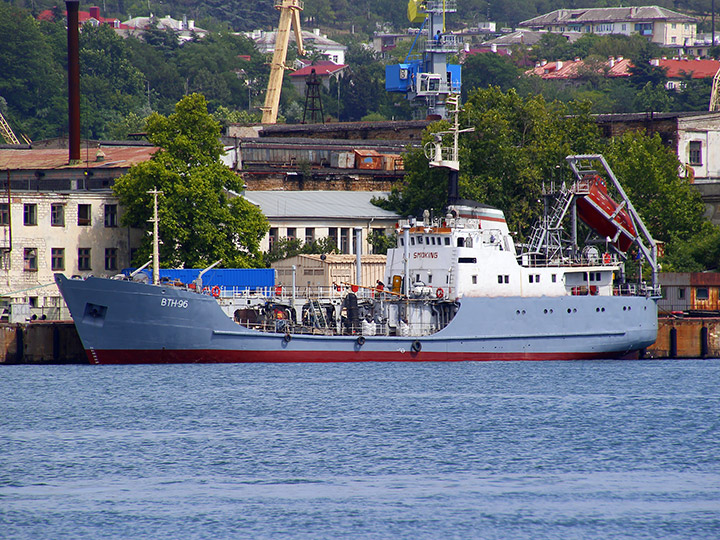 Small Seagoing Tanker VTN-96 of the Russian Black Sea Fleet in Sevastopol